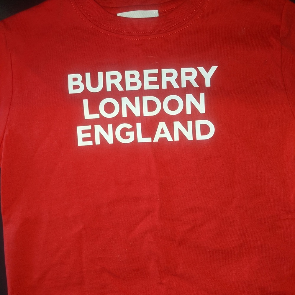 COPY - BURBERRY SHIRT 12M RED